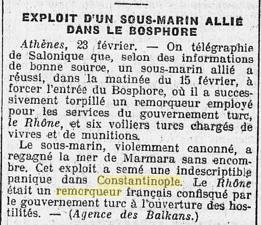 RHONE - 1916