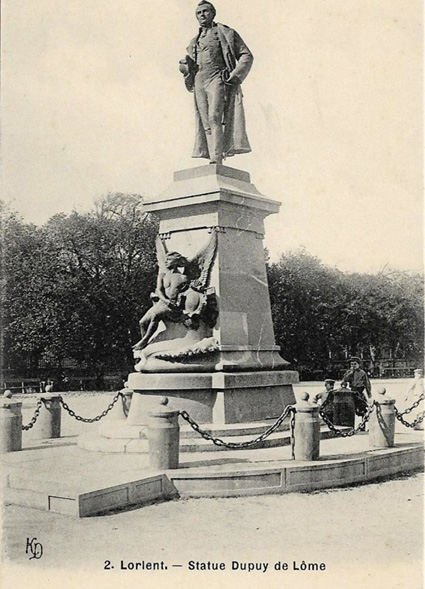 Lorient - Statue de Dupuy de Lôme - .jpg