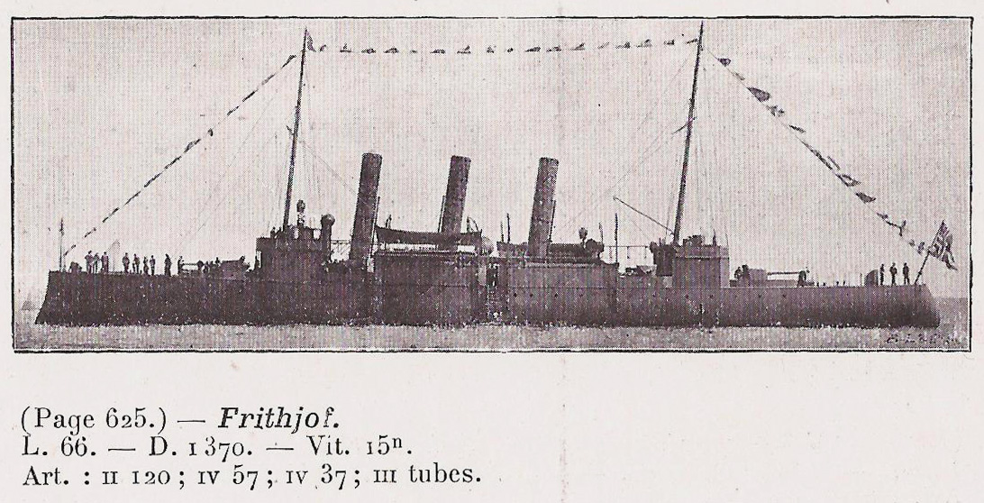 FRITHJOF – Croiseur norvégien – II –  .jpg