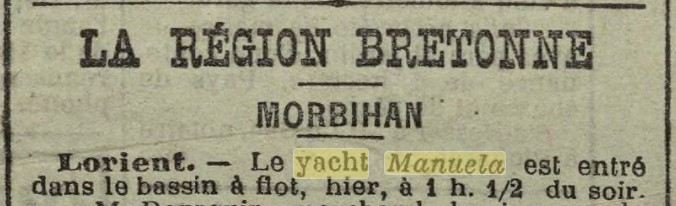 Yacht MANUELA