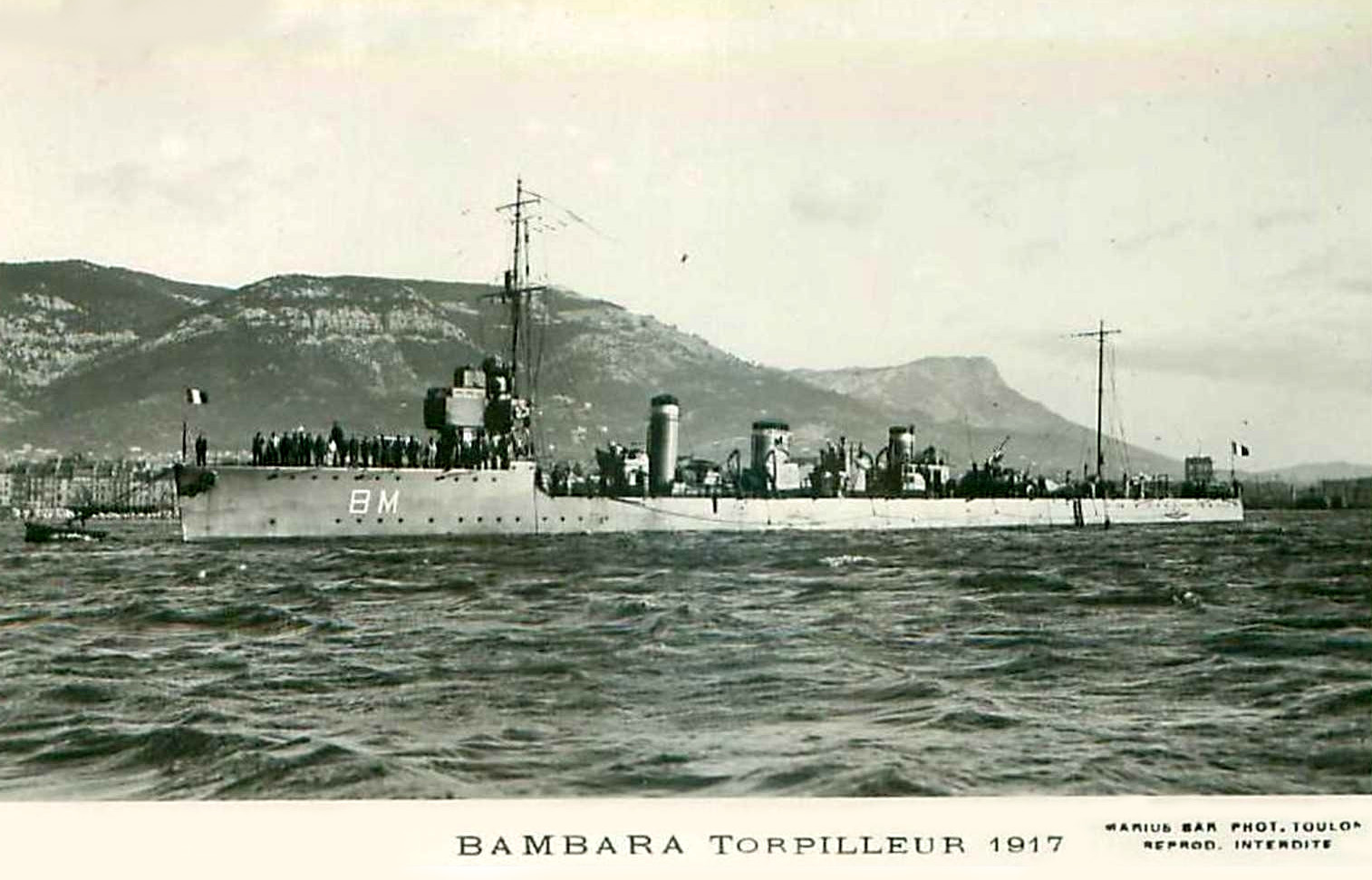 BAMBARA – Torpilleur d'escadre – II – .jpg