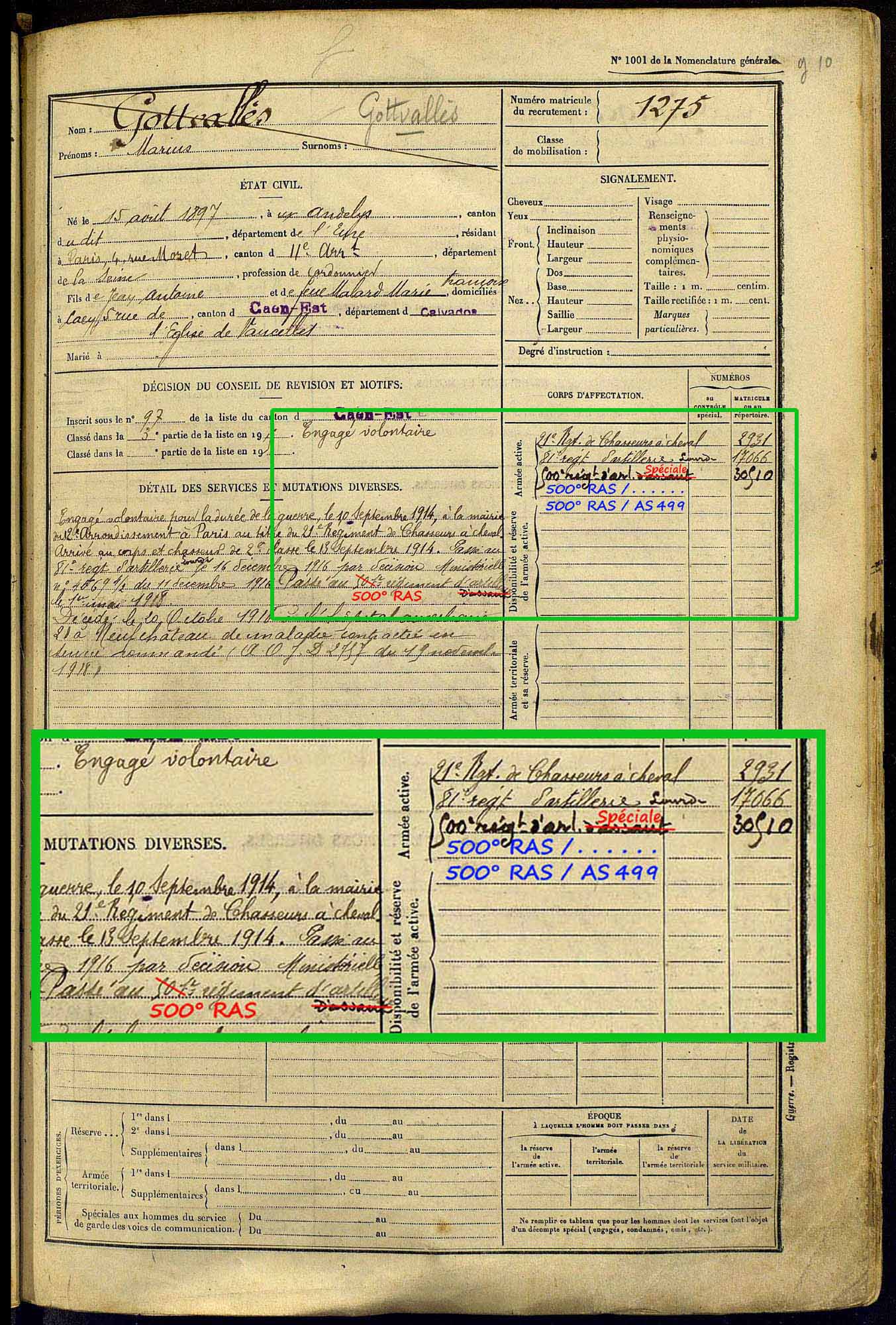 500° RAS  - AS 499 - Canonnier Marius Gottvallès - Cl 1917 (01a).jpg