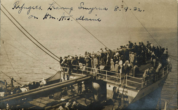 1922 9 8 MAINE navire hopital britannique à smyrne maine.jpg