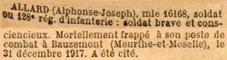 ALLARD Alphonse Joseph – M.M. – J.O. 4-I-1920 – Capture.JPG