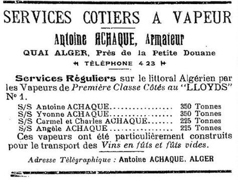 ANTOINE ACHAQUE