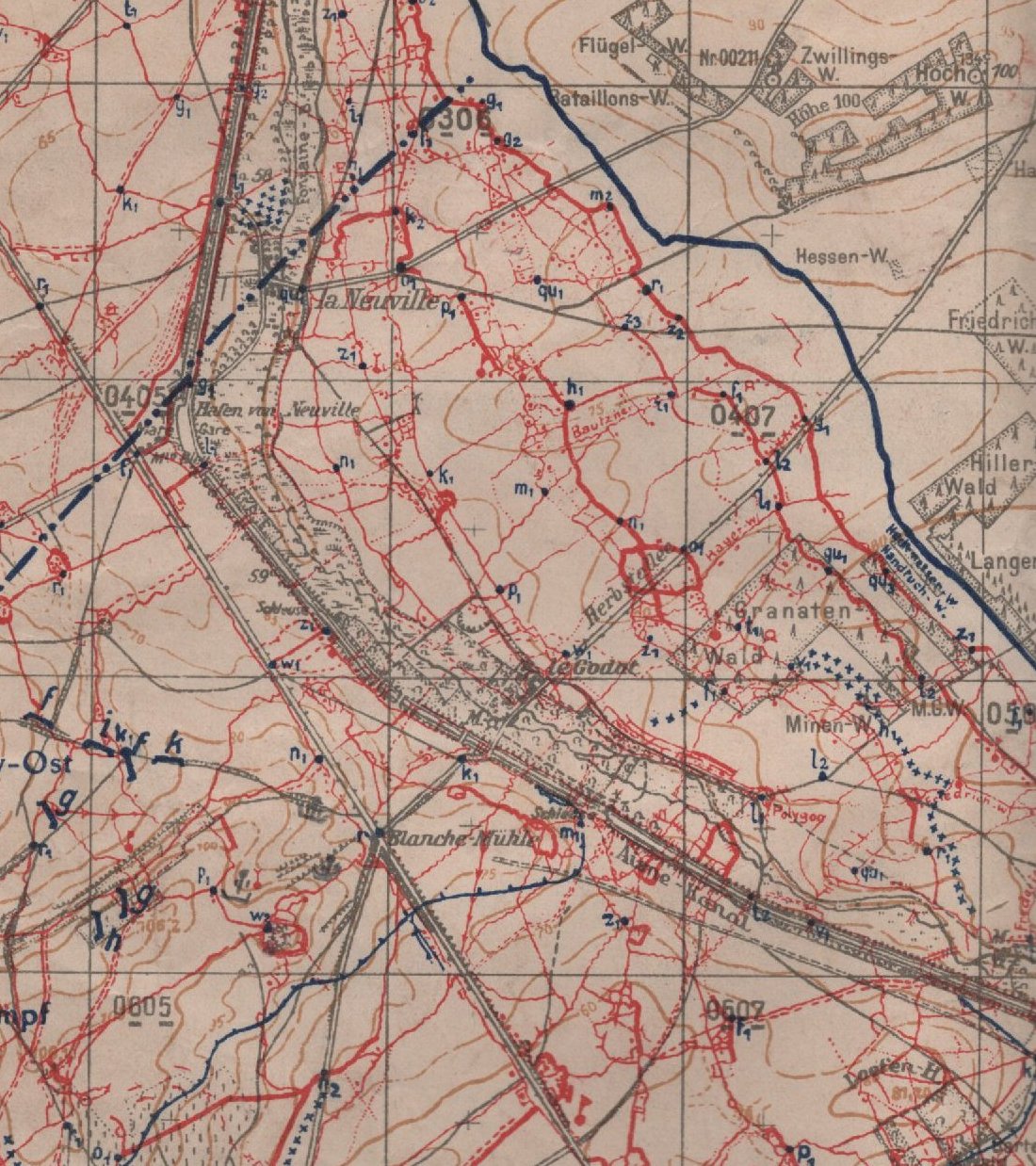 ww1 ld godat. Berry au bac 1918 map german.jpg
