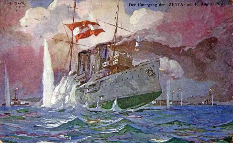 ZENTA 1914 8 16 détruit par l'escadre française.jpg