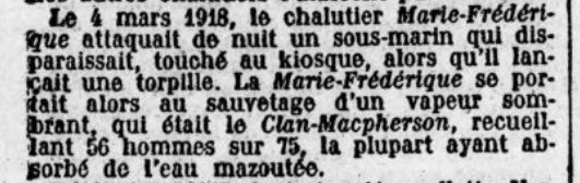 MARIE FREDERIC - CLAN MACPHERSON