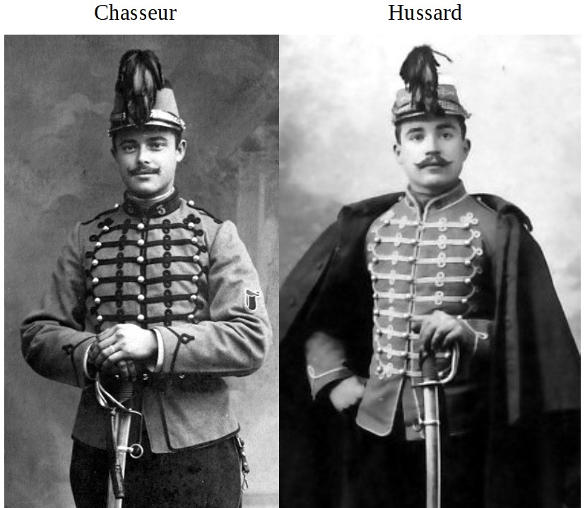 Comparaison Chasseur Hussard.jpg