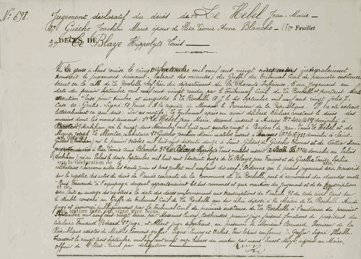 La Rochelle - Décès - 1920 - f° 180, n° 698 .jpg