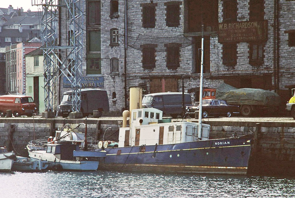 NORIAN in 1966 in Sutton Harbour, Plymouth