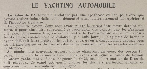 Steam Yacht ANDRE Le Monde illustré 1904-07-09 texte.jpeg