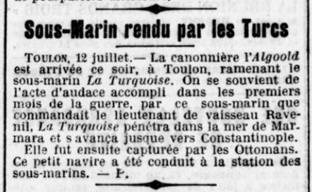 TURQUOISE ALGOL Le Petit Marseillais 1919-07-13.jpg