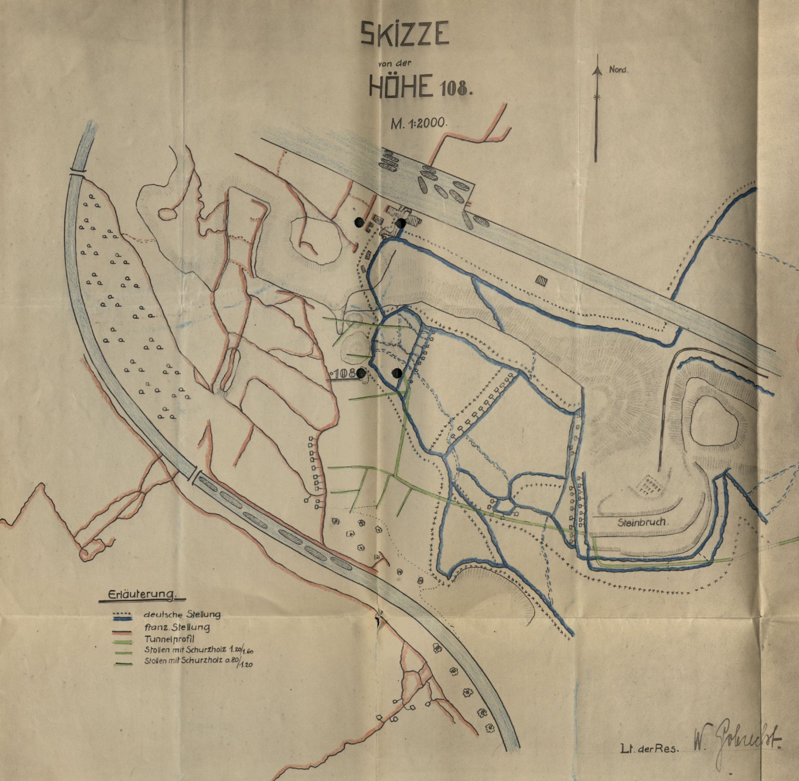 1915 Hohe 108 plan-M200-36 Hill 108 Berry au Bac.jpg