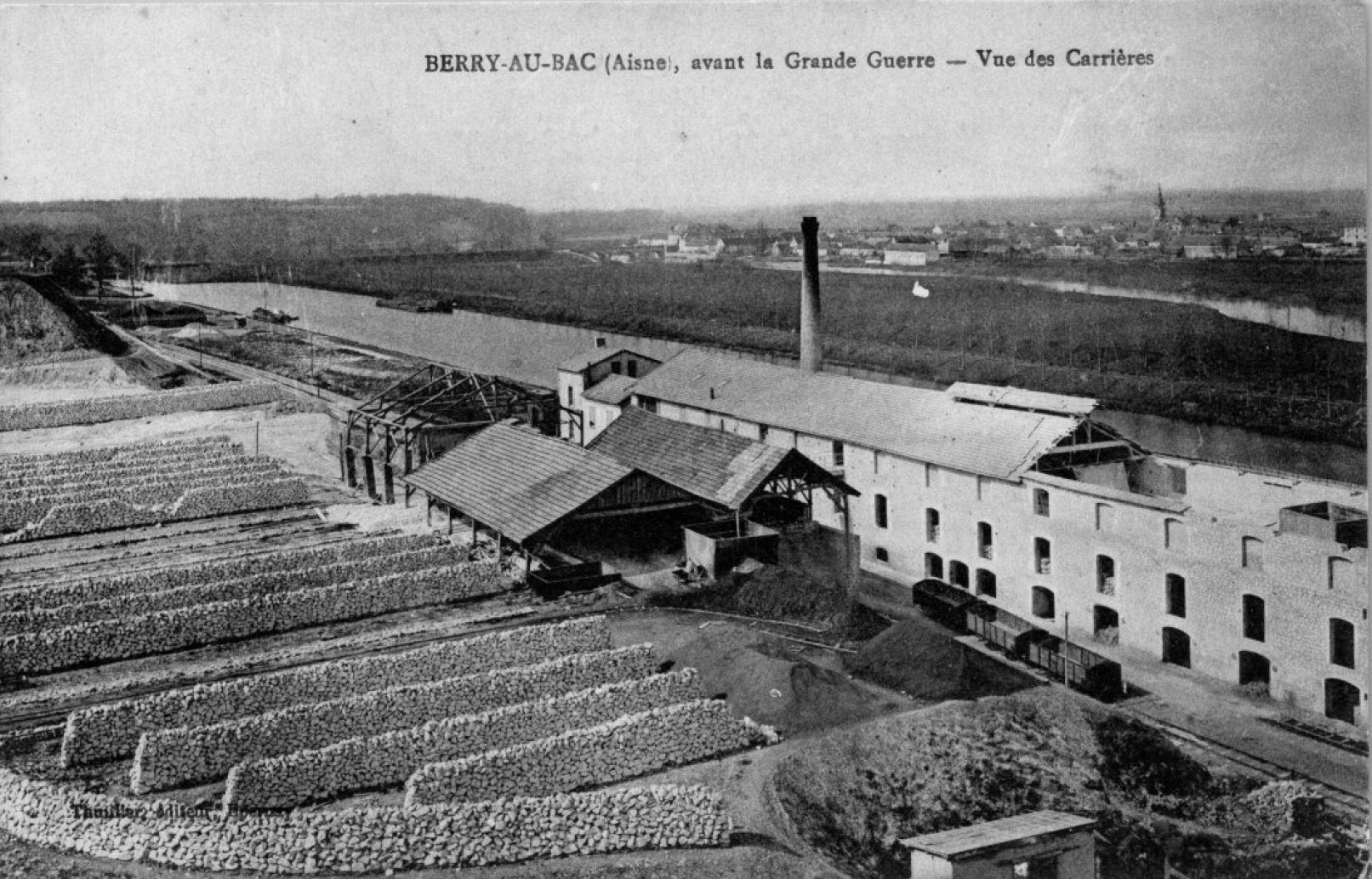 ww1 Berry au bac factory canal.jpg