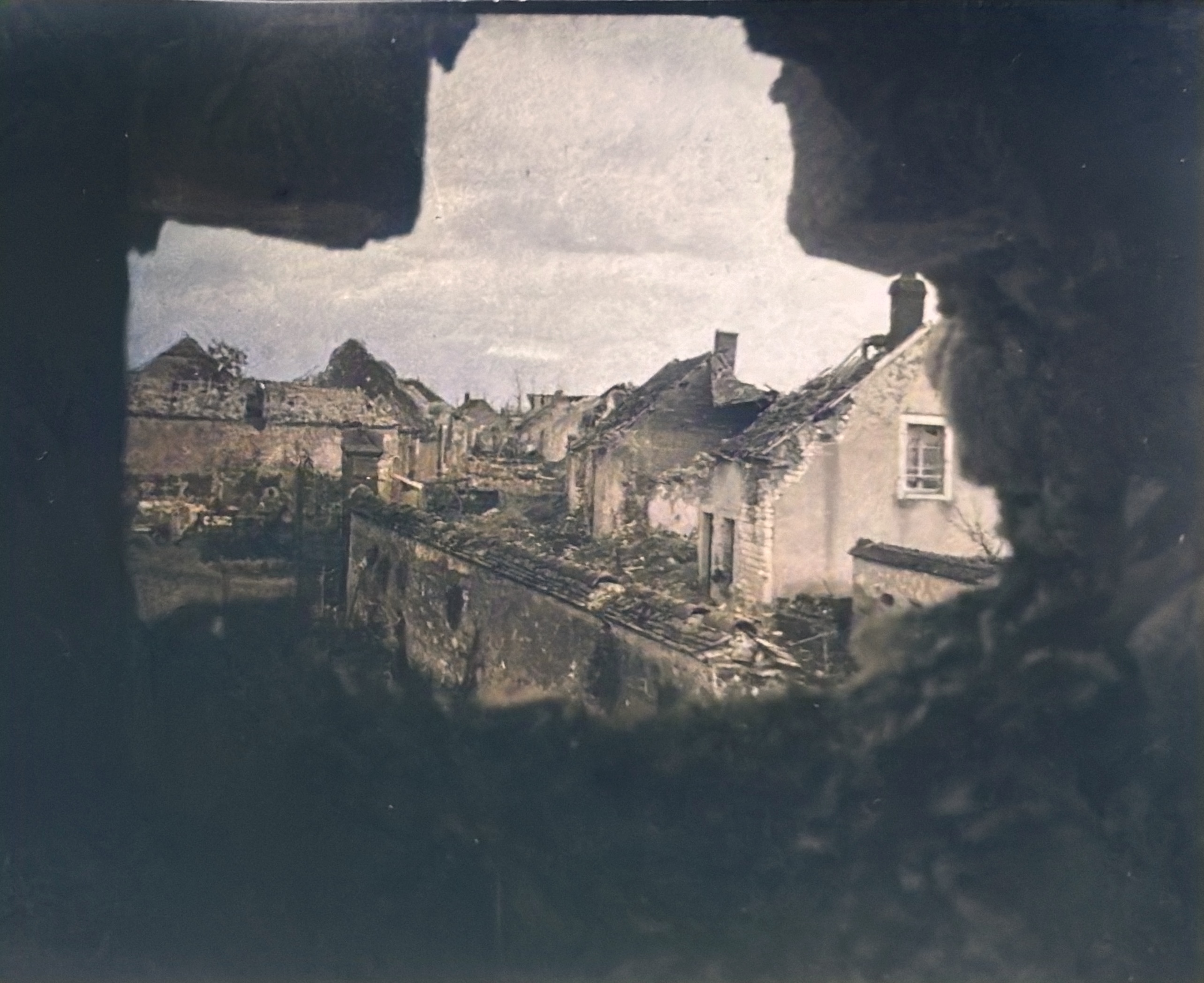 Berry Au Bac ww1. ruins April 1916. photo colour 1.jpg