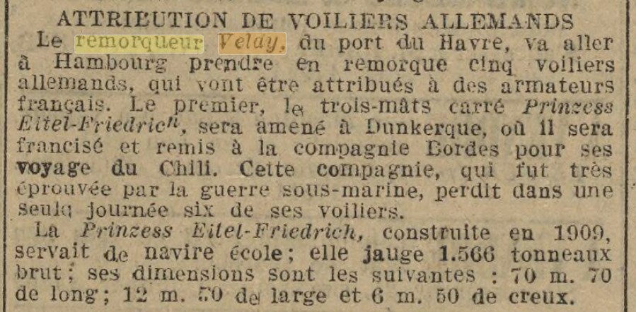 Remorqueur VELAY