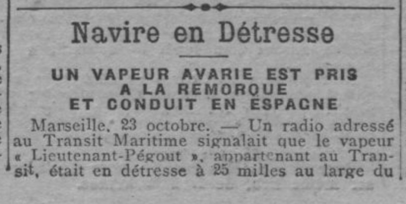 LIEUTENANT PEGOUD L'Echo d'Alger 1920-10-24 A.jpg