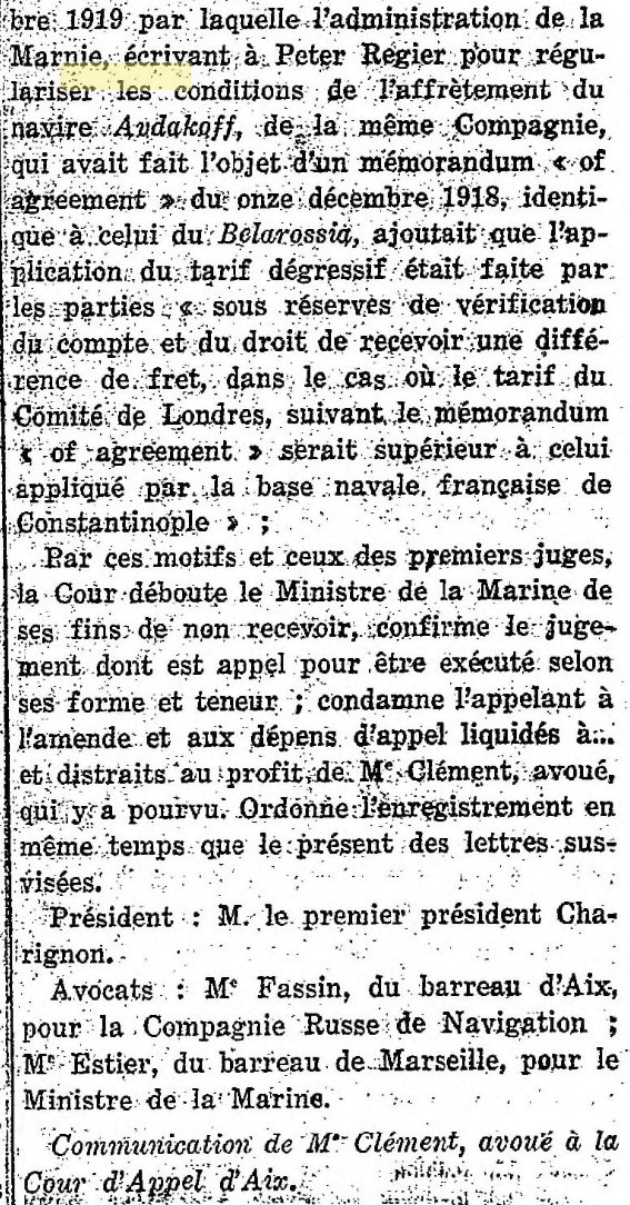 BELOROSSIA Le Courrier Maritime Nord Africain 1928-03-12 D.jpg