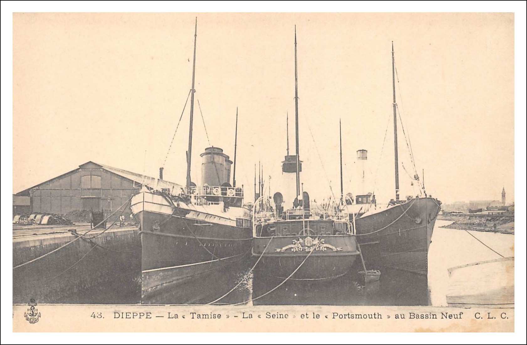 TAMISE SEINE PORTSMOUTH - Dieppe - Compagnie des Chemins de fer de l'Ouest.jpg