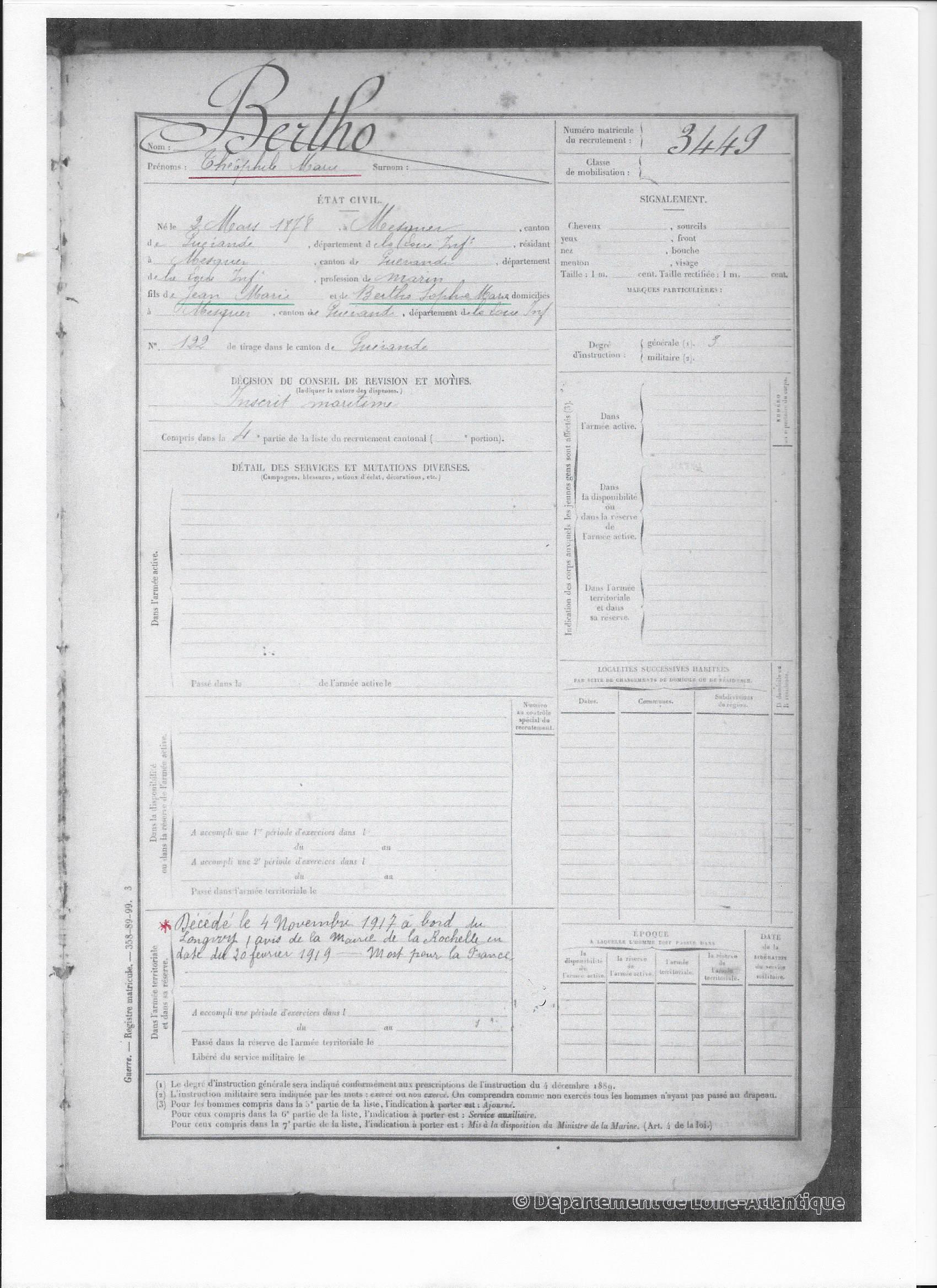 Document familial - Tous droits réservés.