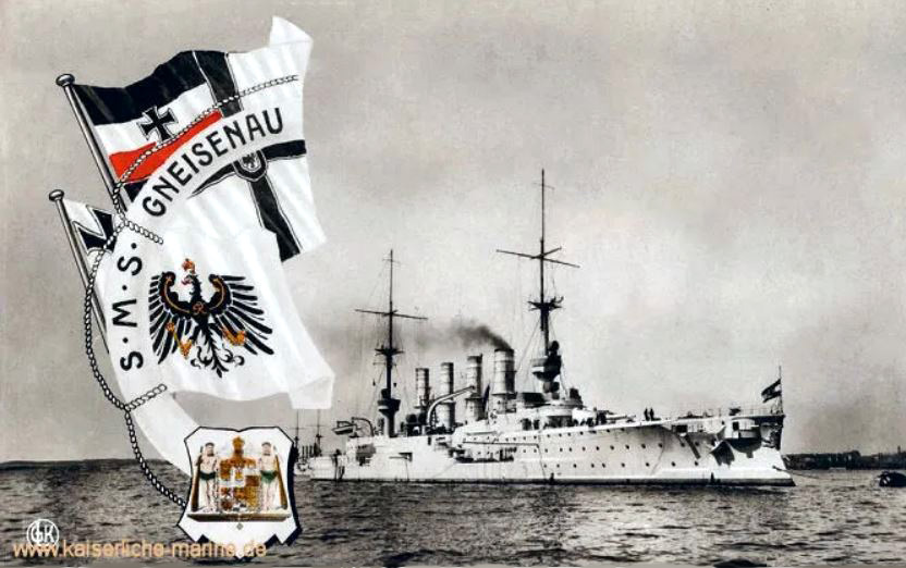 GNEISENAU – Croiseur allemand – I – .jpg