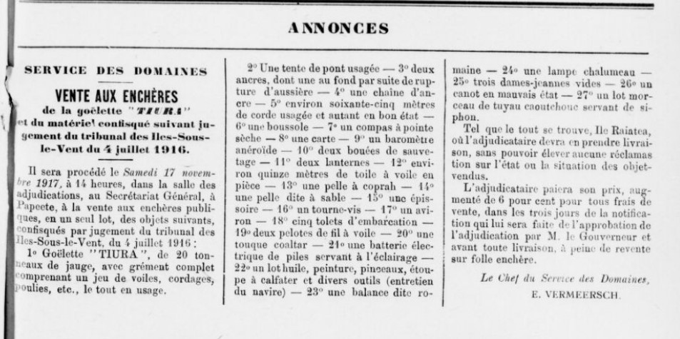 TIURA Journal officiel des établissements français Océanie 1917-10-15.jpg