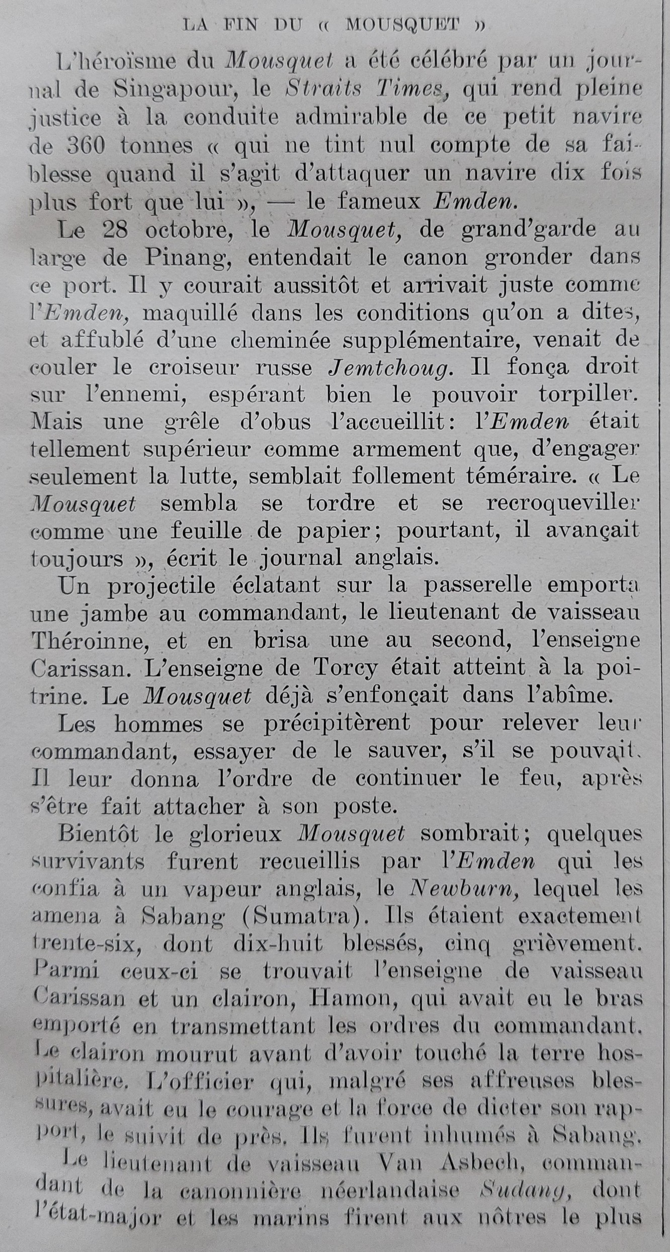 MOUSQUET
