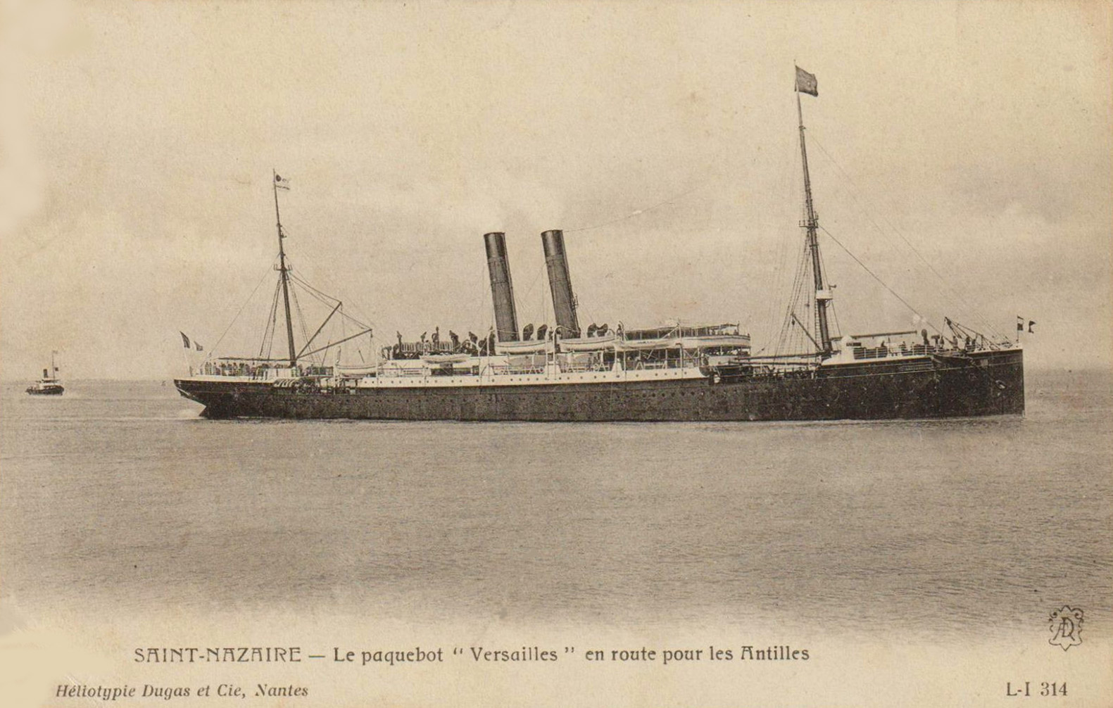 VERSAILLES – Paquebot  – Compagnie générale transatlantique – I – .jpg