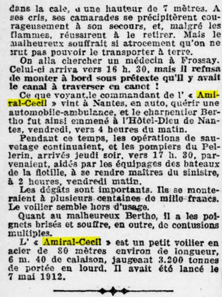 AMIRAL CECIL Le Phare de la Loire 1925-01-24 B.jpg