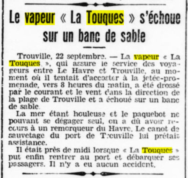 LA TOUQUES La Dépêche du Berry 1933-09-24.jpg