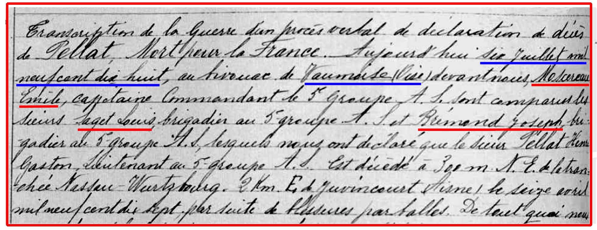 025 - Grpt I - AS 5 - Acte de décès -  Lt Henri Gaston Pellat (01a1).jpg