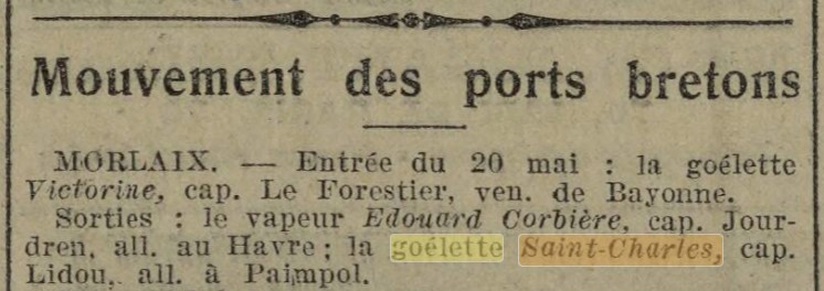 SAINT CHARLES (3) La Dépêche de Brest 1914-05-22 B.jpg