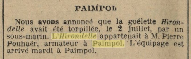HIRONDELLE La Dépêche de Brest 1915-07-17.jpg