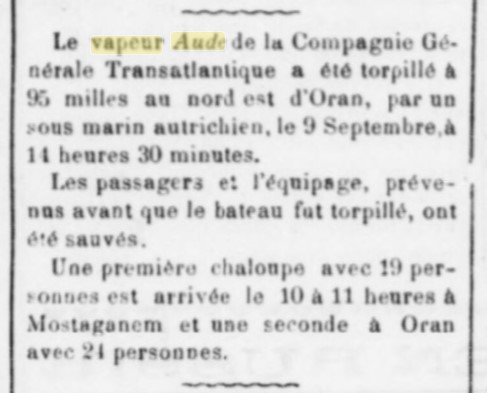 L'AUDE Le Petit Oranais 1915-09-11.jpg