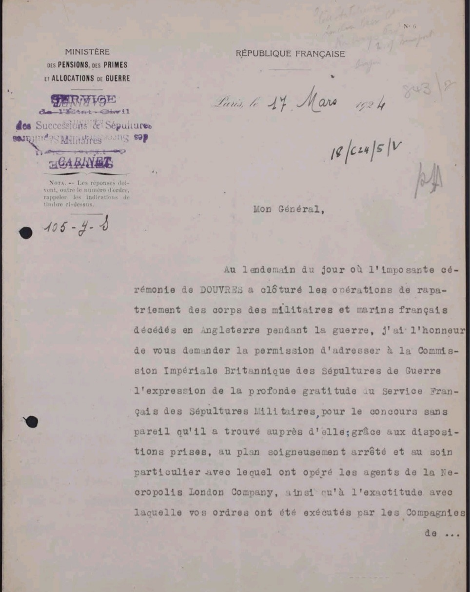 Archives CWGC, Royaume-Uni.