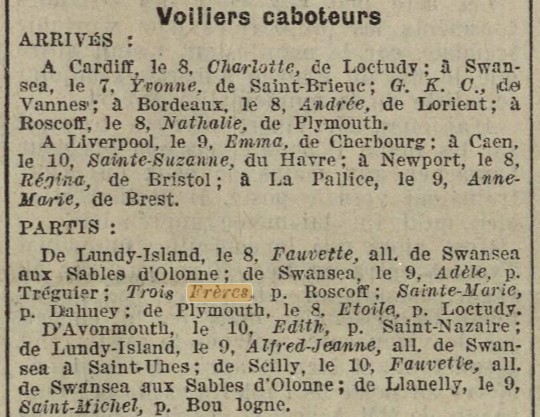 TROIS FRERES La Dépêche de Brest 1913-08-11 A.jpg