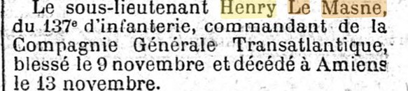 Henri Le Masne de Chermont