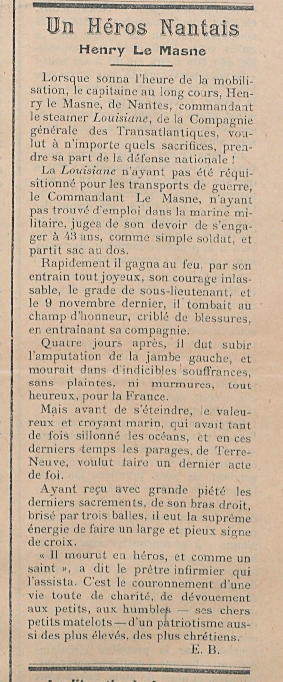 Henri Le Masne de Chermont