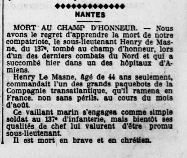 Henri Le Masne de Chermont