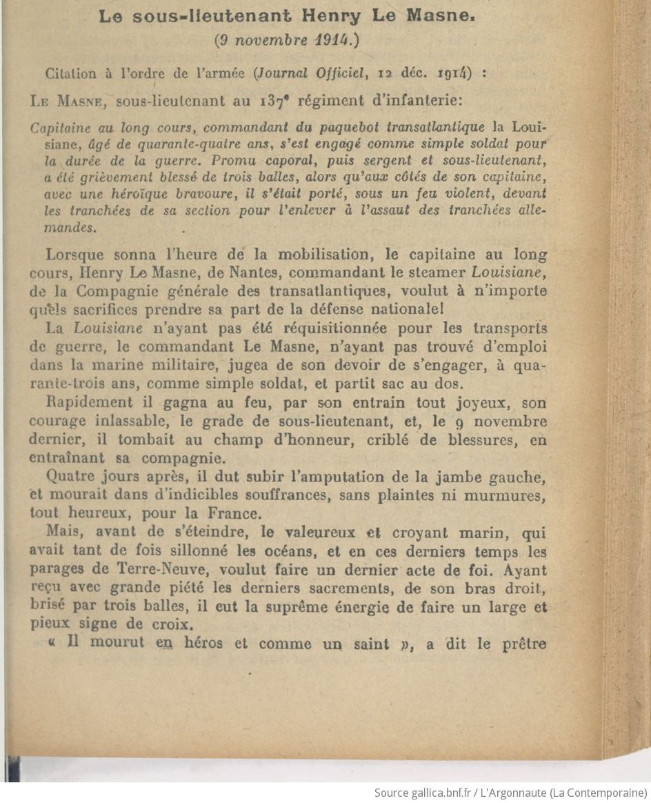 Henri Le Masne de Chermont