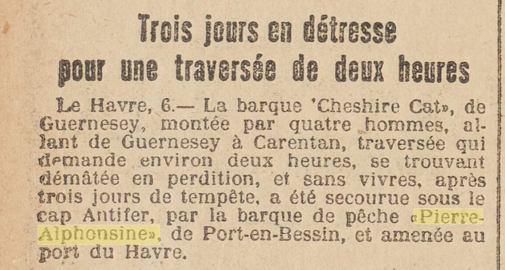 PIERRE ALPHONSINE L'Echo du Nord 1923-12-07.jpg