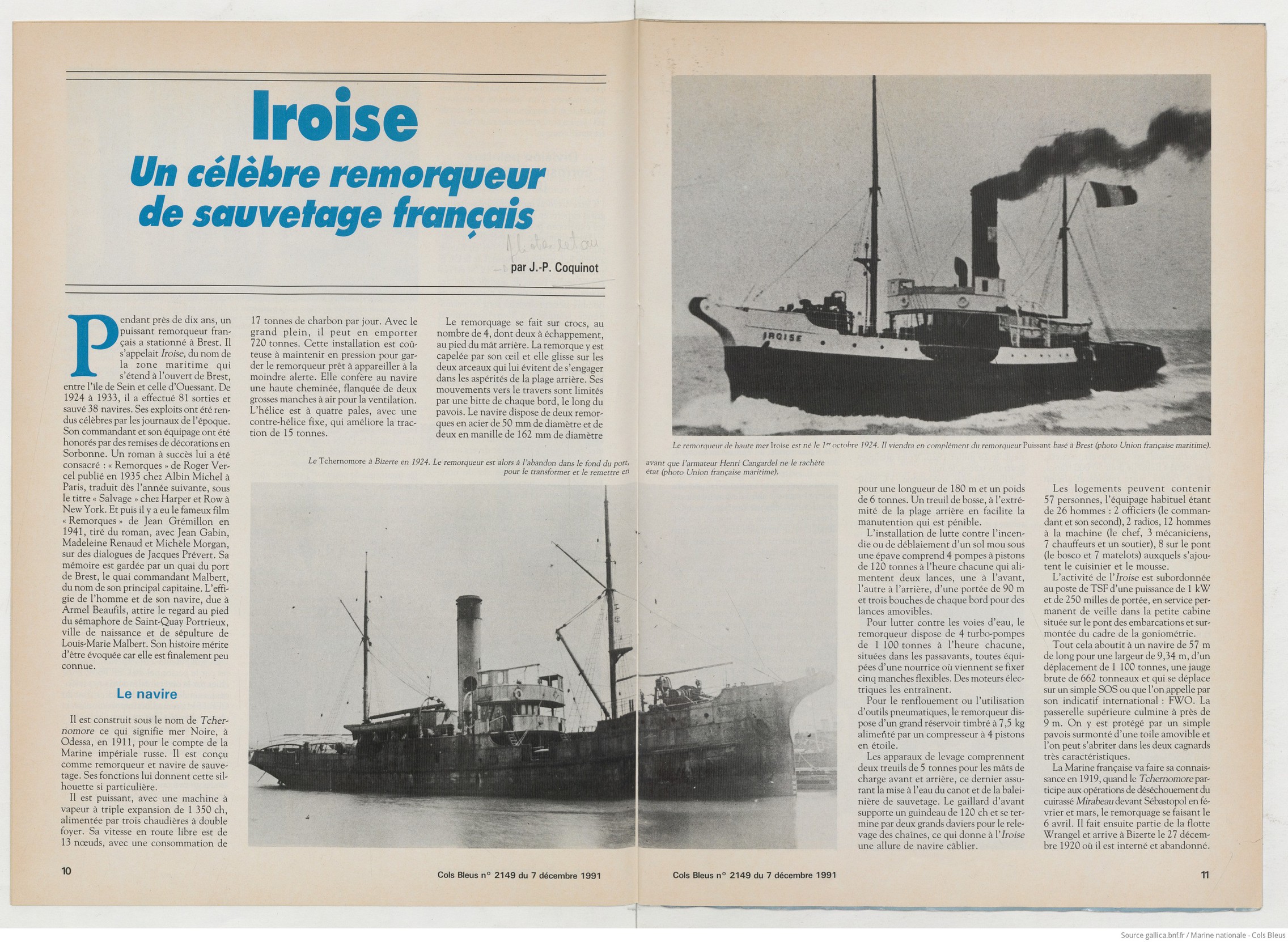 IROISE - TCHERNOMORE