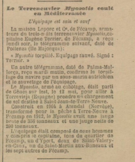 MYOSOTIS Le Petit Havre 1916-05-25.jpg