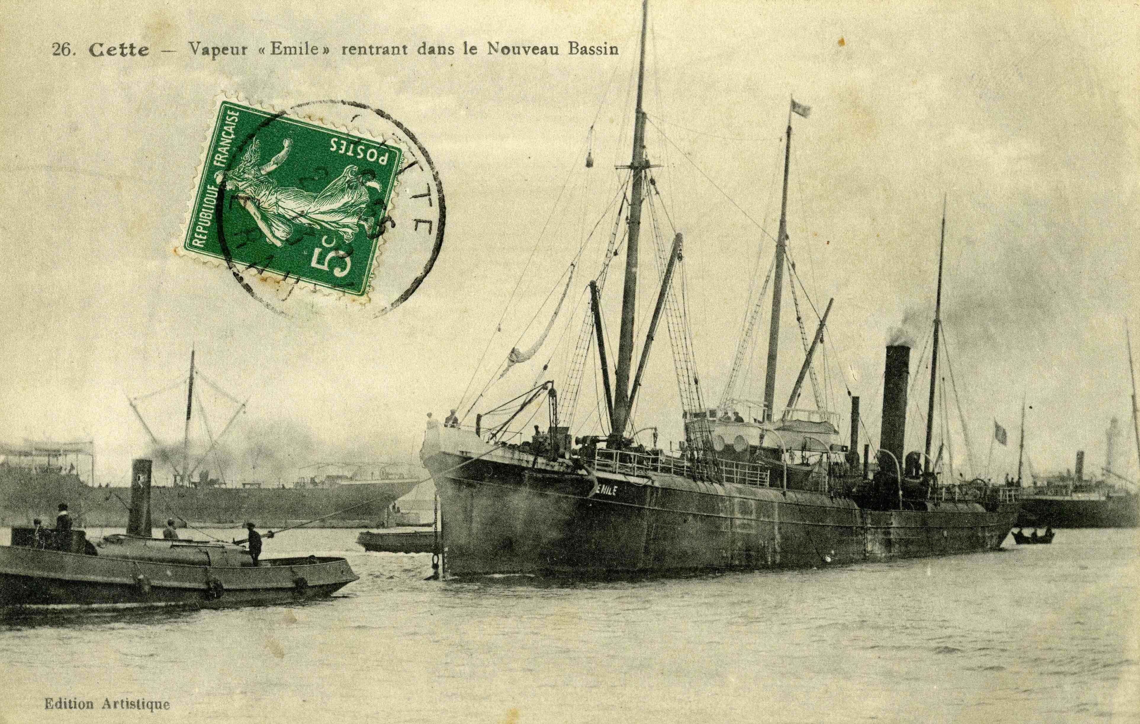 Le cargo Emile (construit en 1866)