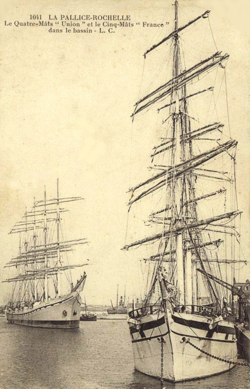 FRANCE – Cinq-mâts barque – II –  .JPG