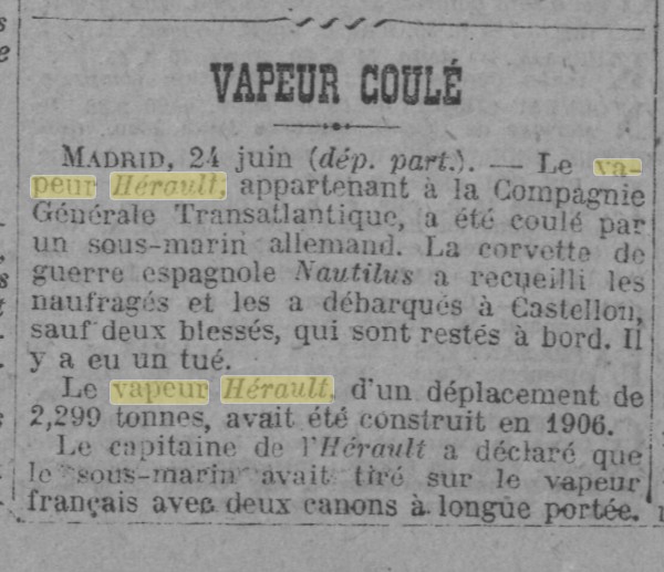 HERAULT Le Journal 1916-06-25.jpg