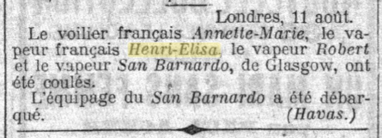 HENRI ELISA Le Petit Parisien 1916-08-12.jpg