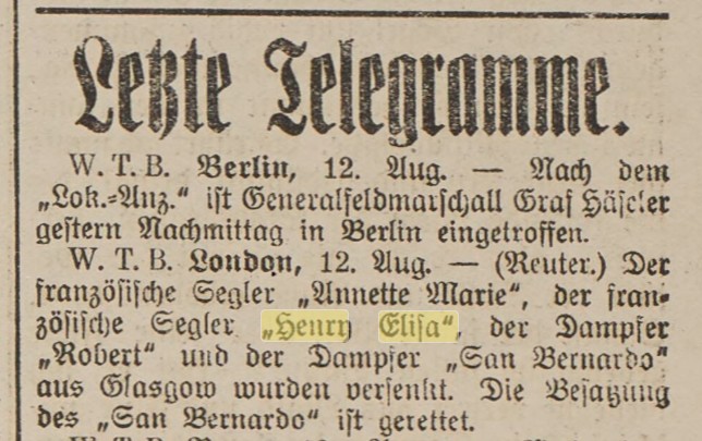 HENRI ELISA Schlettstadter Tageblatt 1916-08-12.jpg