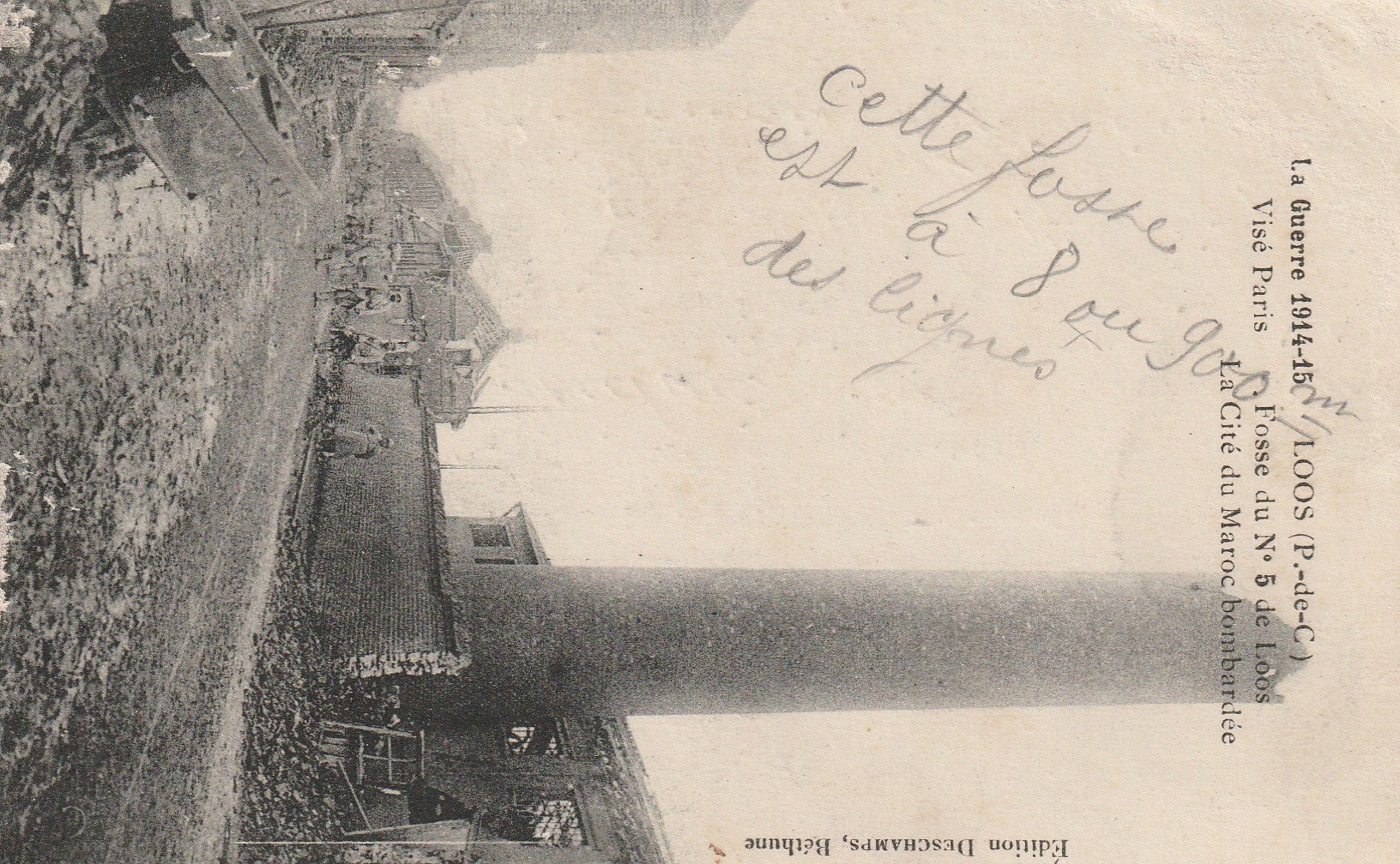 90ème RI Cie Hors Rang  Section Bombardiers - MOLET Georges - fosse n°5 de Loos - Cité du Maroc bombardée - 29 Octobre 1915(1).jpg